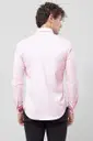 Men Slim Fit Solid Spread Collar Casual Shirt